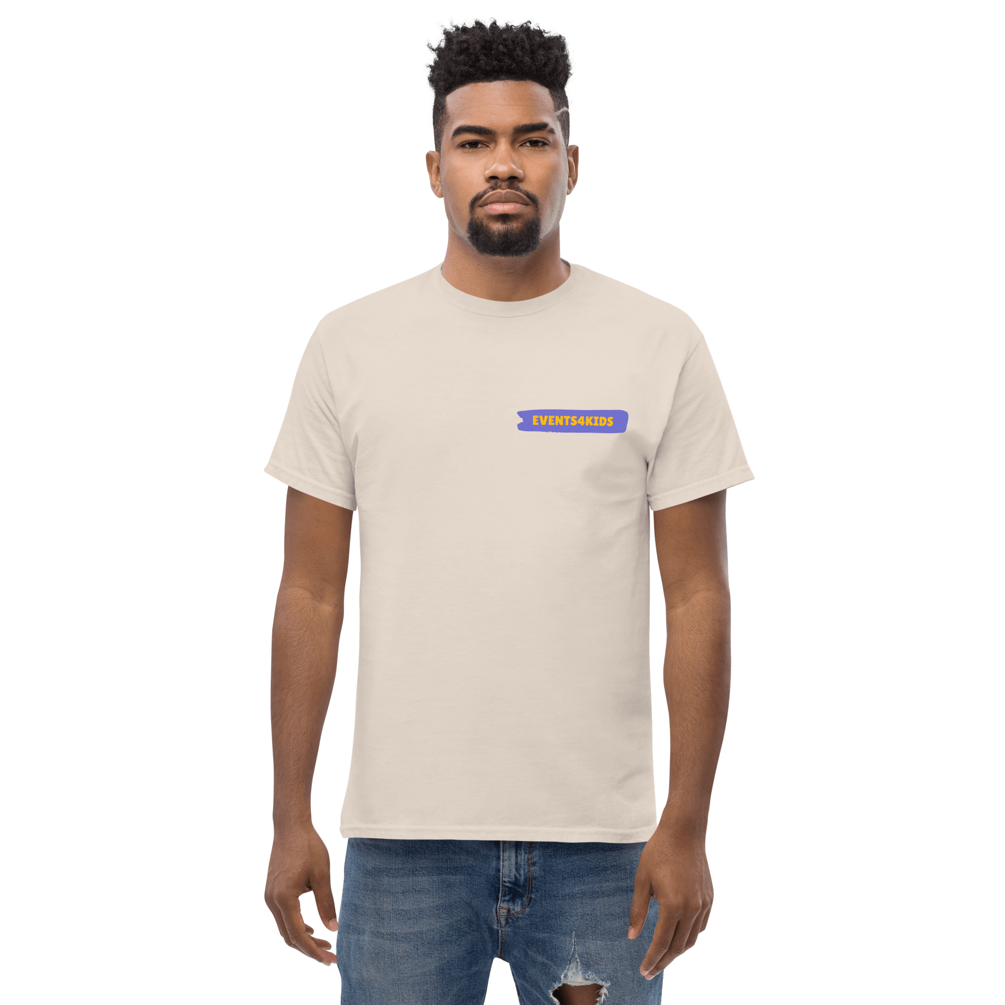 Events4Kids T-Shirt Small Logo Adults - Image 5