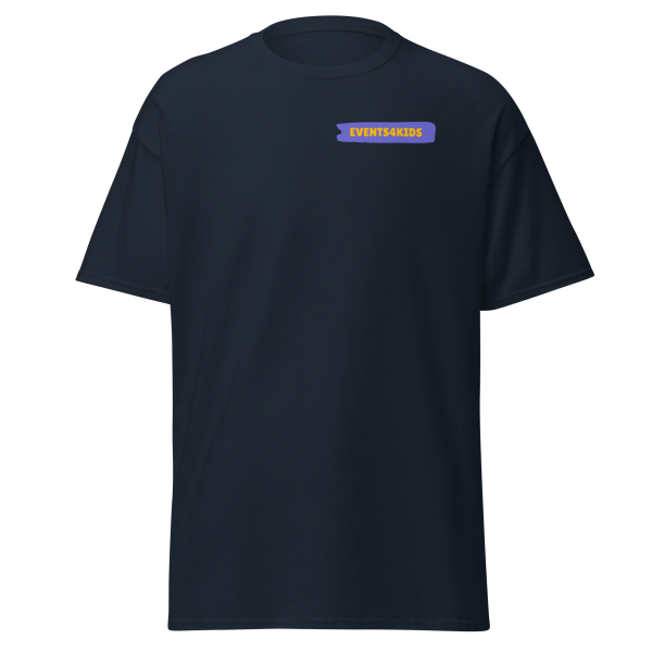 Events4Kids T-Shirt Small Logo Adults - Image 2
