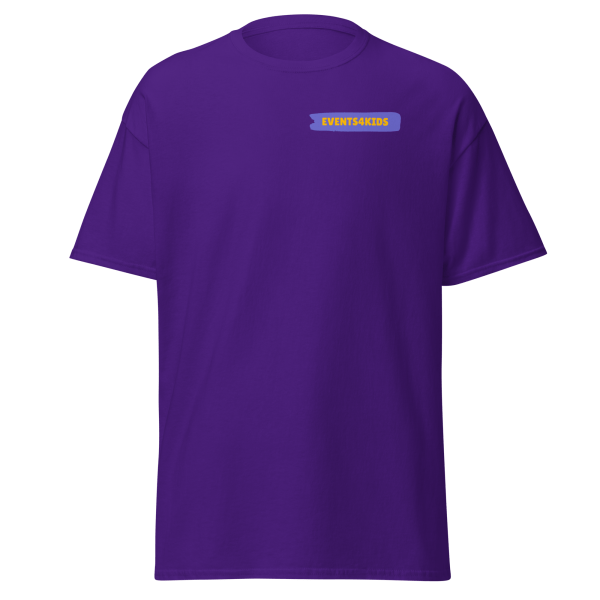 Events4Kids T-Shirt Small Logo Adults - Image 3