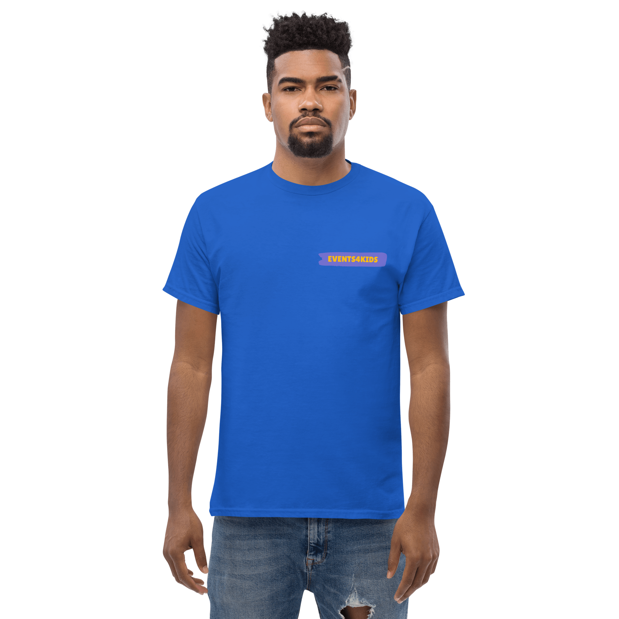Events4Kids T-Shirt Small Logo Adults - Image 3