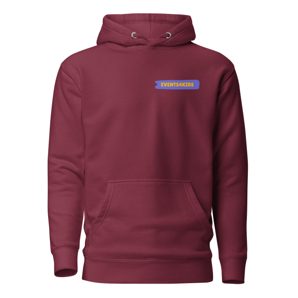 Events4Kids Hoodie Small Logo Adult - Image 2