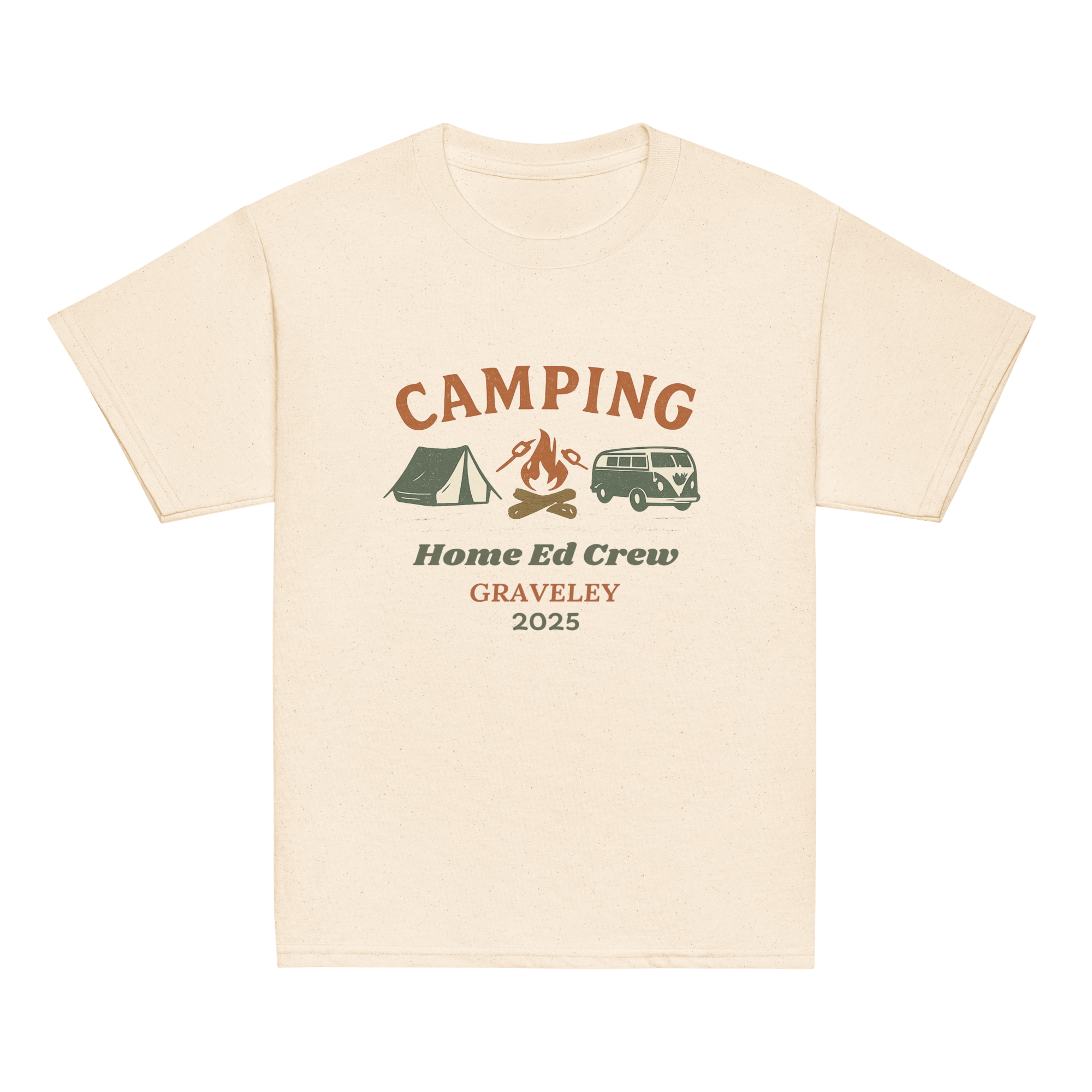 Camping 2025 – Home Ed Crew T-Shirt - Image 1