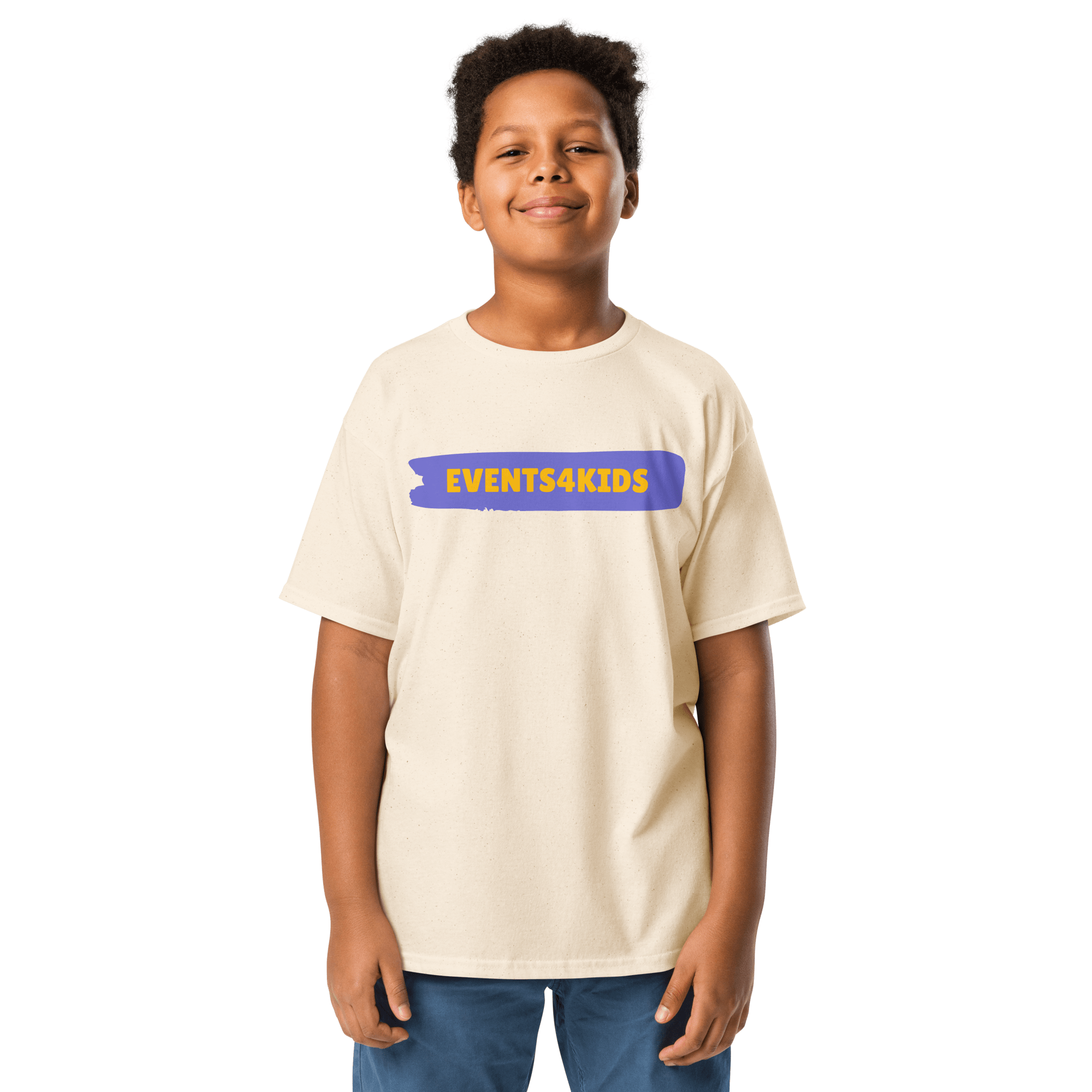 Events4Kids T-Shirt Large Logo Kids - Image 4