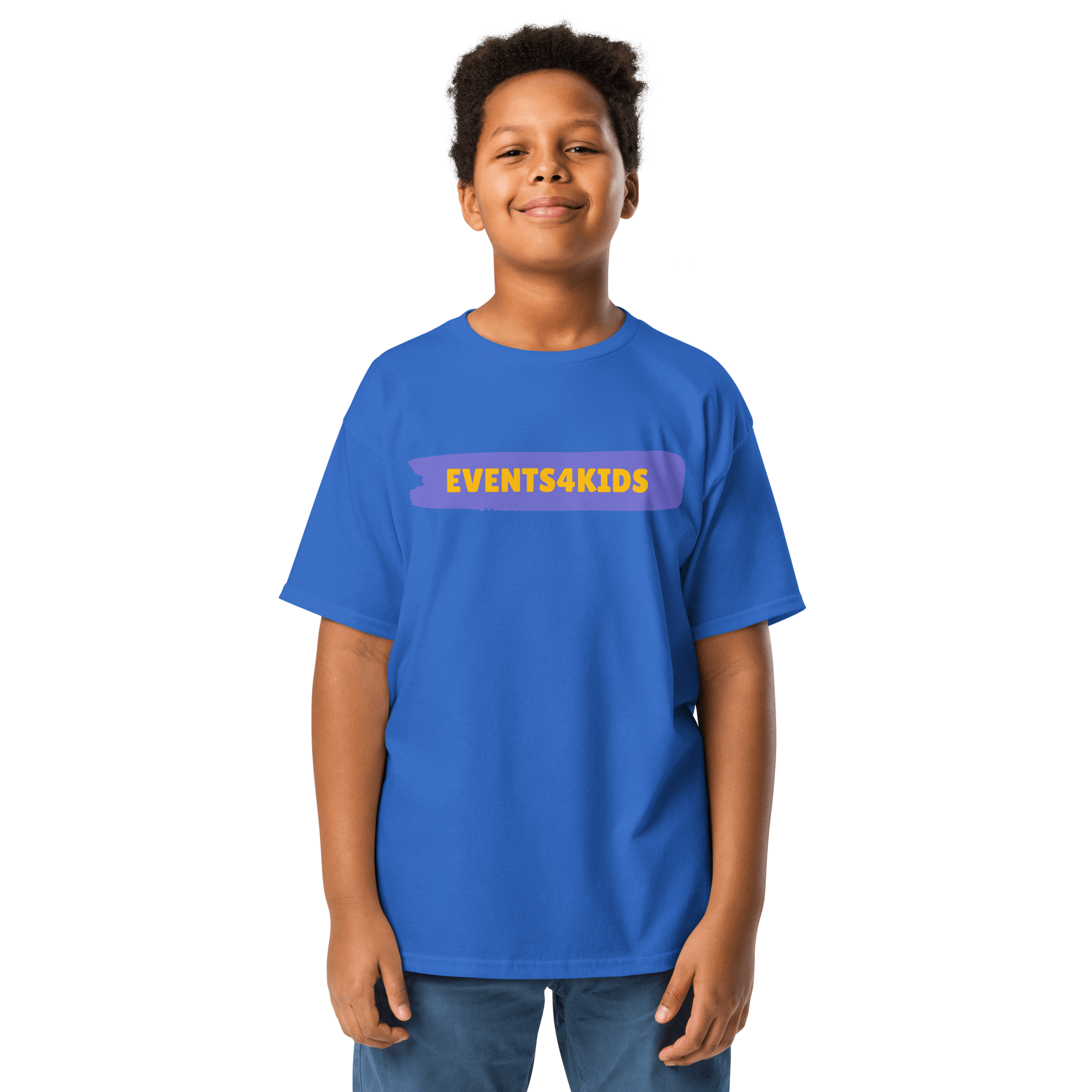 Events4Kids T-Shirt Large Logo Kids - Image 5
