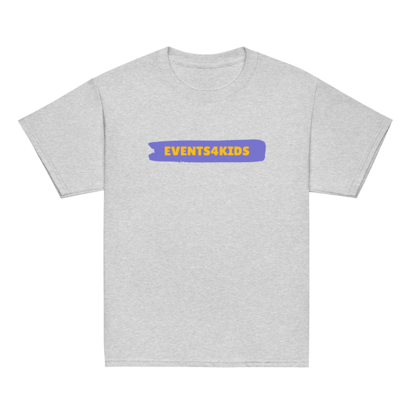 Events4Kids T-Shirt Large Logo Kids - Image 5