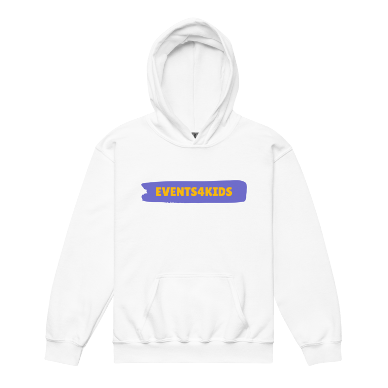 Events4Kids Hoodie Large Logo - Image 3